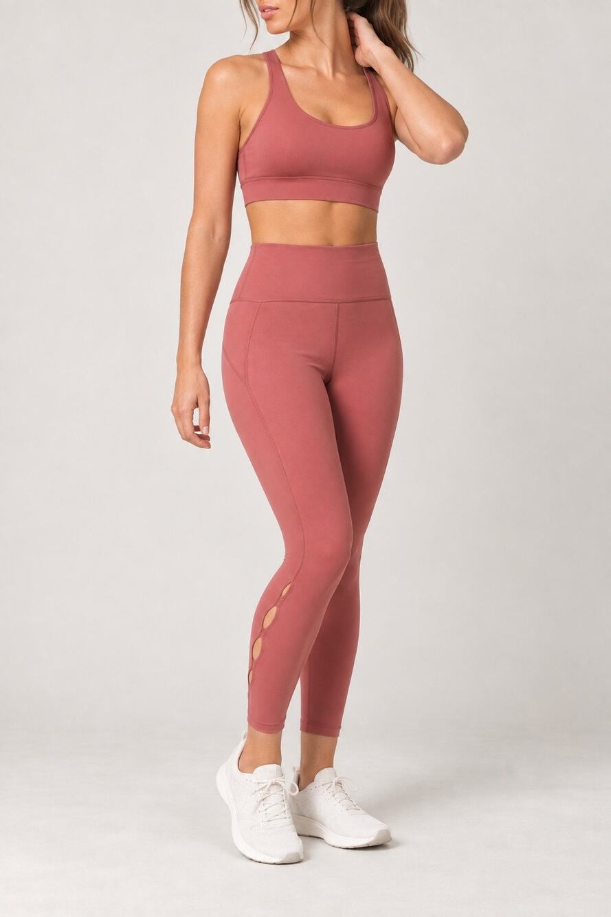 Lululemon Unlimit High-Rise Tight 25” Keyhole – Brier Rose – Size 8